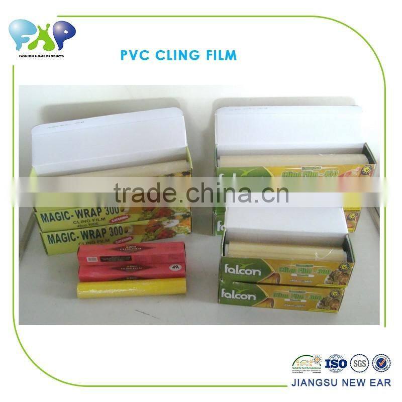 Food Grade Stretch Film 8-15 Micron PVC/PE Cling Film fresh keeping film