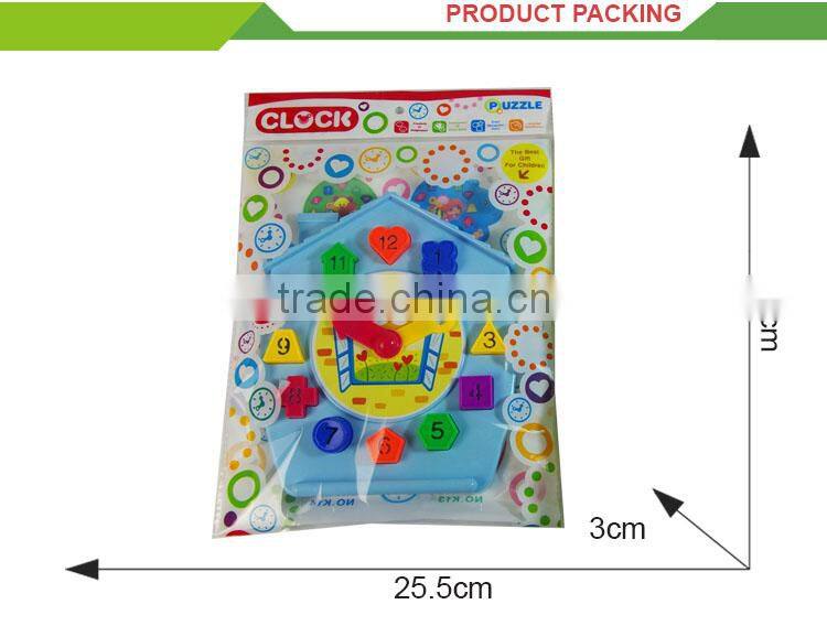 Most popular diy clock building educational big blocks toys