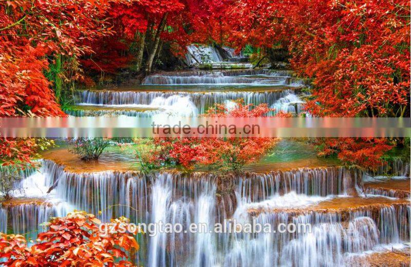 China manufacturer Park wholesale waterfall outdoor design artificial waterfall fountain