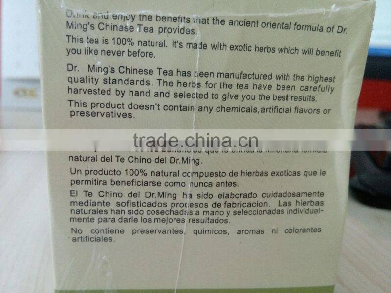 DR. MING Chinese Tea/TE Chino DR DEL.MING/Natural herbal Weight loss Tea