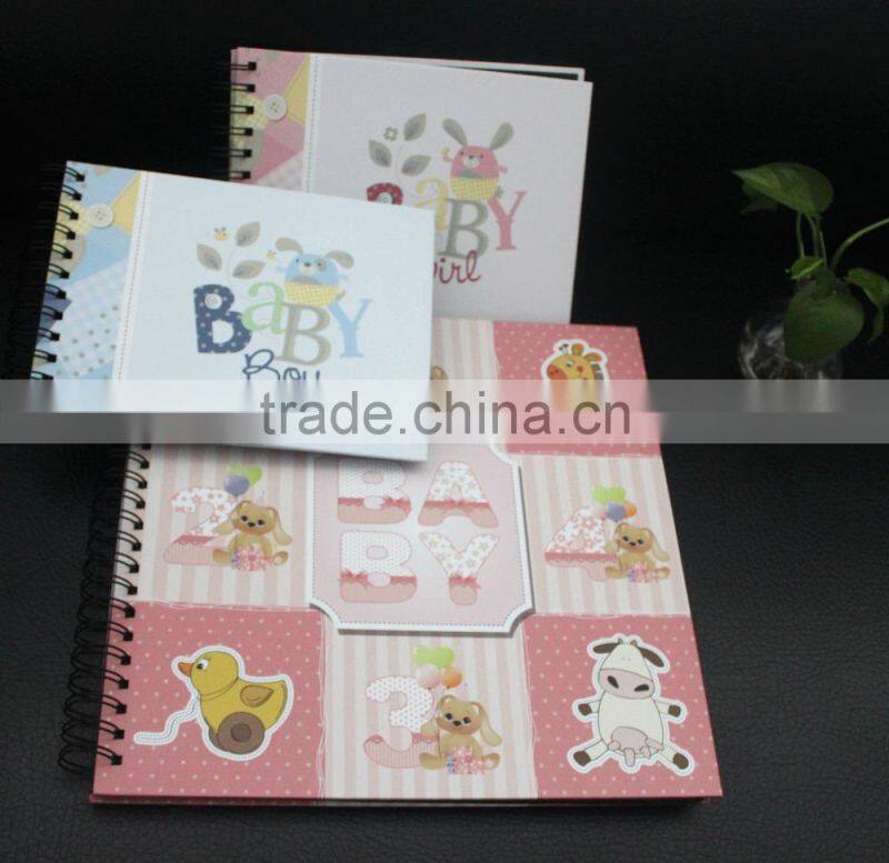 baby health Kraft recycled Paper DIY photo Albums 2016 top valentine's day souvenirs for wedding