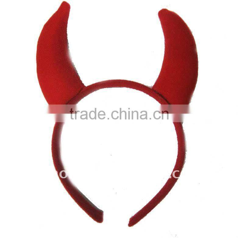 blue Girls princess party head bopper with feather