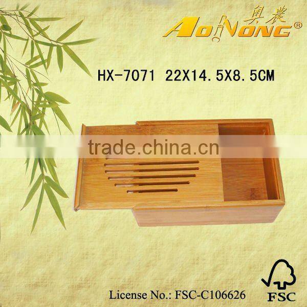 bamboo stationery rack