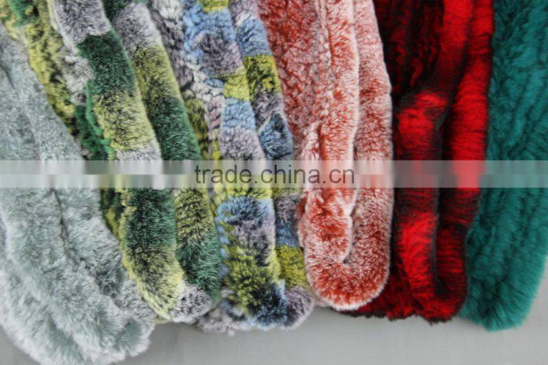 High Quality Knitted Rex-Rabbit Scarf