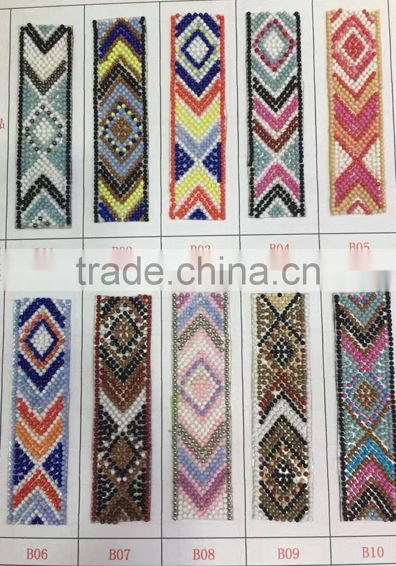 wholesale 2017 newest design and popular epoxy resin rhinestone cabochan