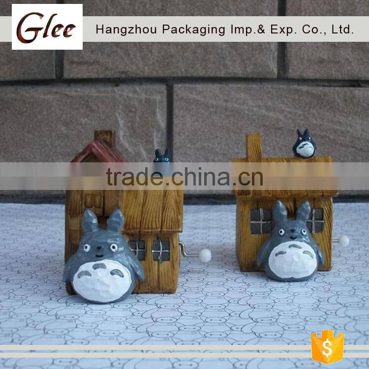 synthetic resin gift christmas mini music box