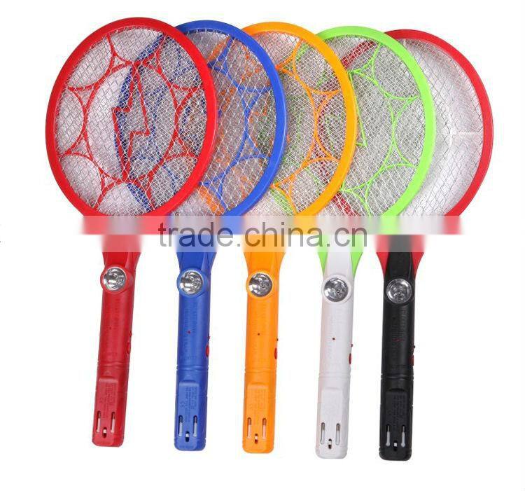 2014 ZHOUYU upgraded mosquito racket with flashlight