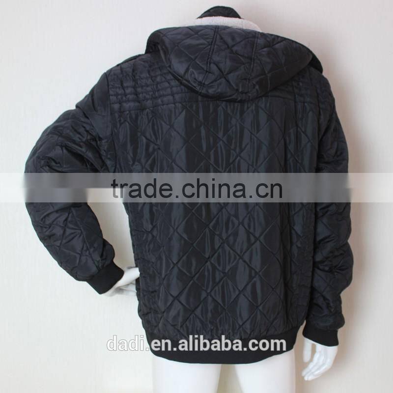 Men Black Windproof Heavy Jacket Apparel Stock Men Fashion Jacket