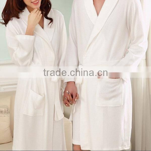 High quality 100%cotton cheap bathrobe,colorful bathrobe fabric,summer or spring thin bathrobe