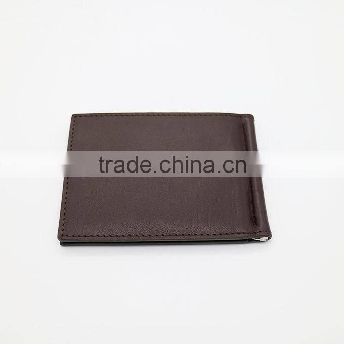 J0730a Genuine Leather Money Clip