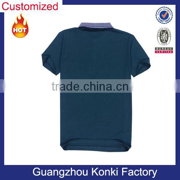 custom made embroidered logo high quality polo shirt