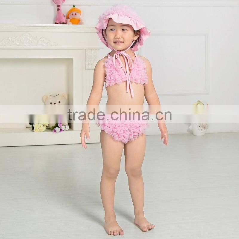 2017 Baby summer beach clothing set baby bikini kids swimwear fashion swimming wear for children