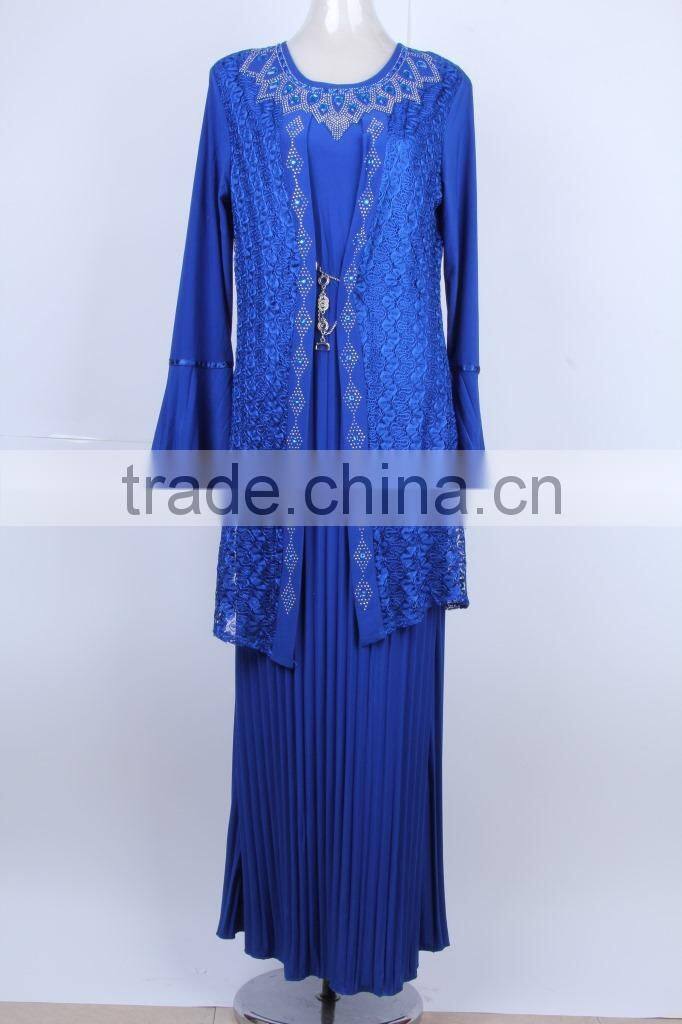 GZY wholesle cheap long maxi Muslim styles of dresses
