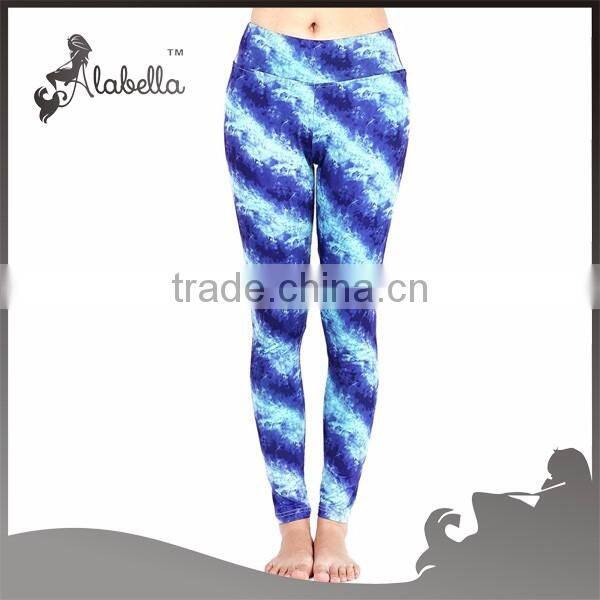 Sugar Pocket Women's Workout Leggings Printed Running Yoga Pants