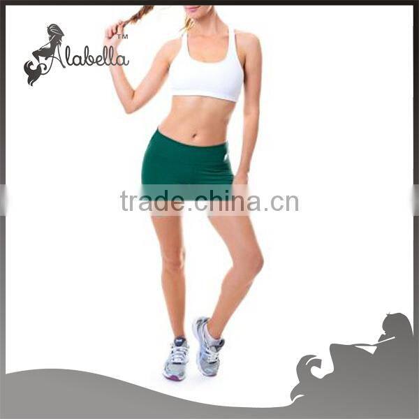 Latest hot selling top quality supplex women yoga sports shorts