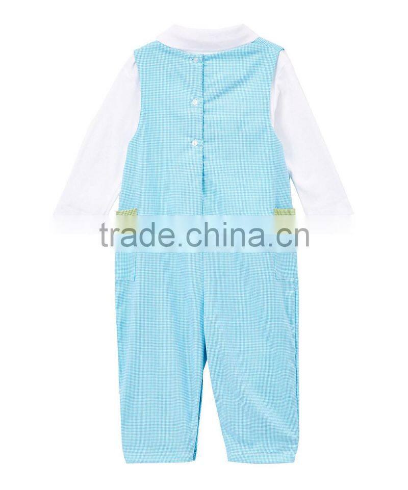 wholesale baby clothes 100% cotton western kids wear suspender set summer boys infant short cotton baby1 set newborn clothes