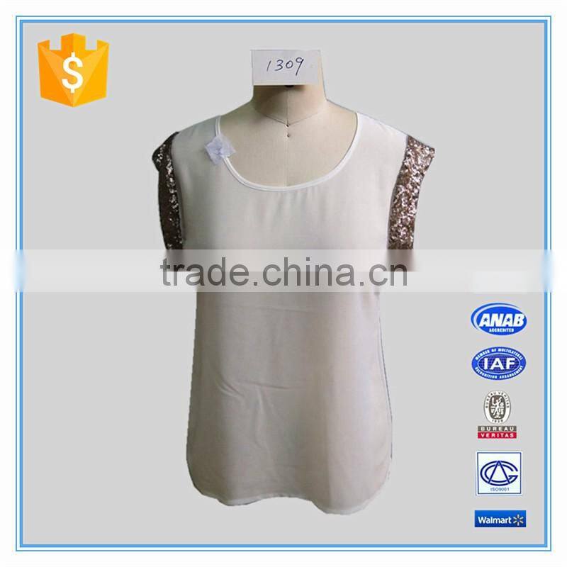 Hign Quality Fashion Lady Sequin Saree Blouse