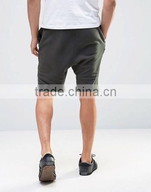 Fashion hip hop design summer grey french terry sweat shorts custom