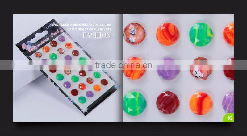 Crystal Diamond GEM Rhinestone self adhesive sticker