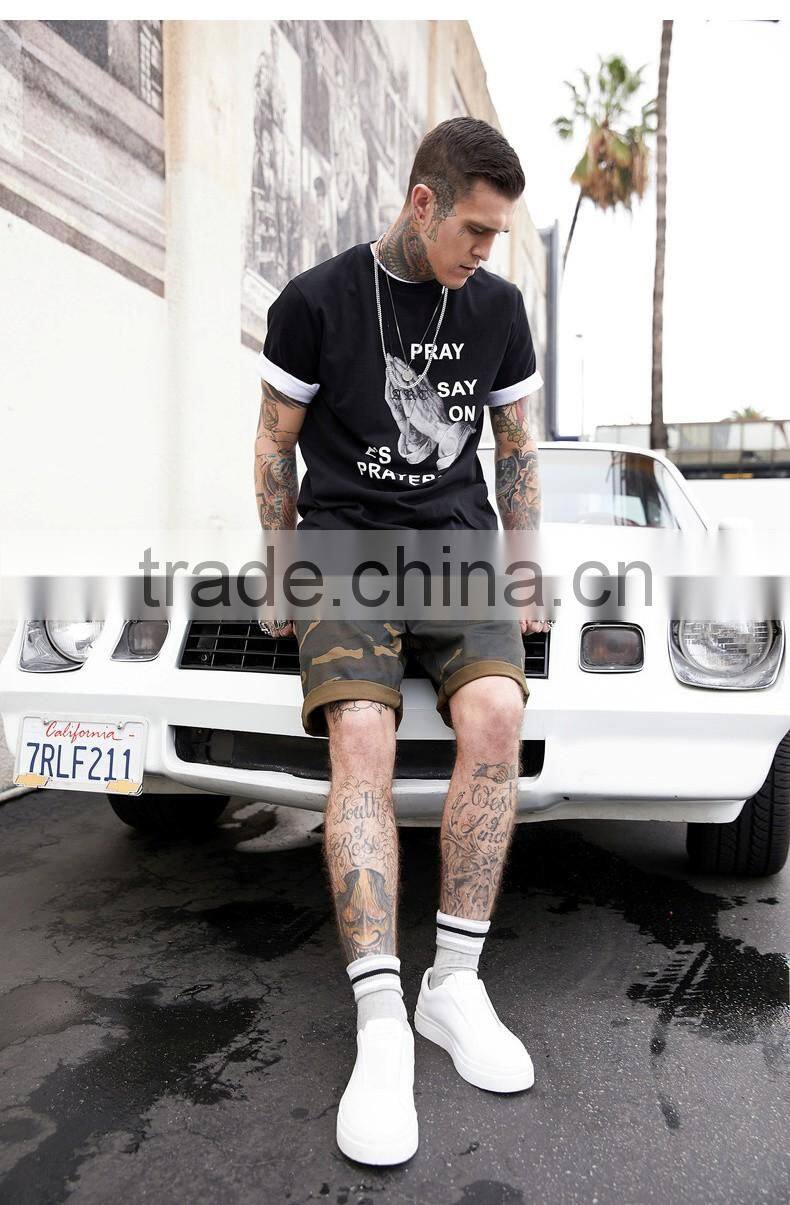 2017 New fashion design t shirt wholesale china plain t shirt custom tag