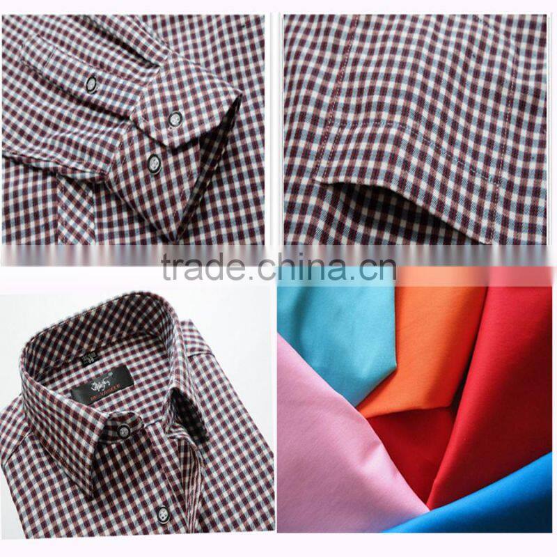 Plain long sleeve grid ladies fancy shirt