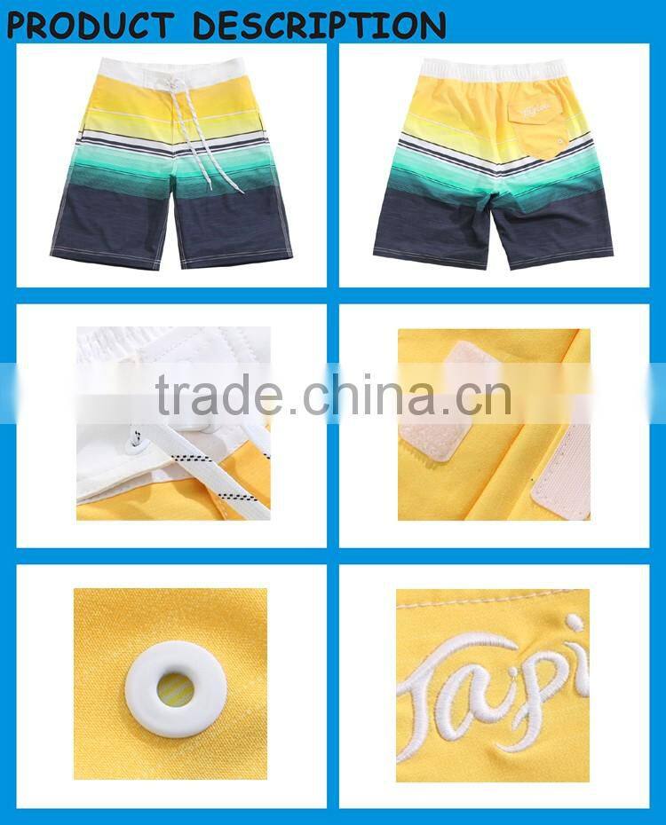Men's Sublimation Board Shorts Sublimated Printing Spandex Surf Shorts