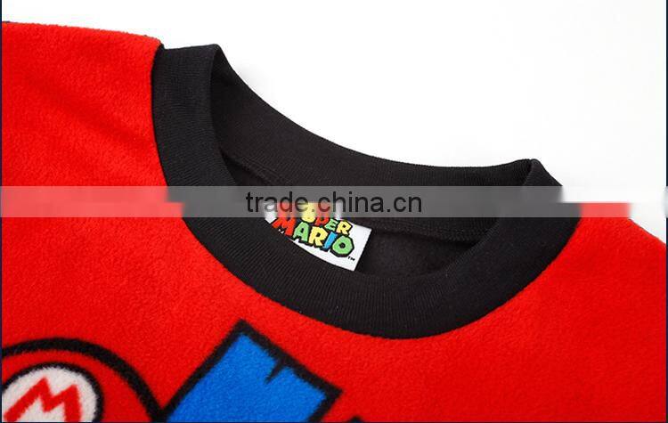 Fleece pajamas children printing pajamas license sleep wear