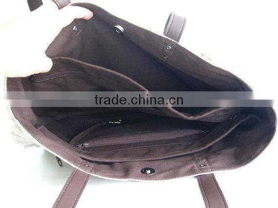 Wholesale Natural Color Linen Tote Bag