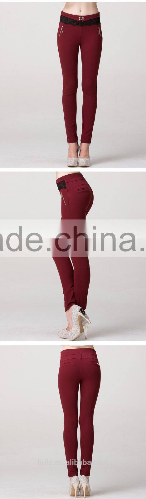 Latest Sexy Womens Stretch High Waist Pencil Pants Skinny Leggings Trousers