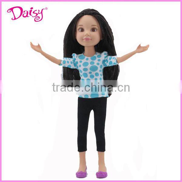2016 Hot 18 inch black fashion girl doll