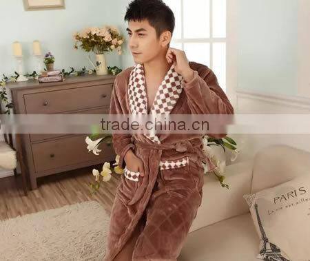 2015 Wholesale Mink Cashmere Men Robe