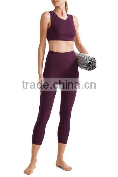 Wholesale Women sports bra yoga seamless running wear Athletic Training/jogging Suit