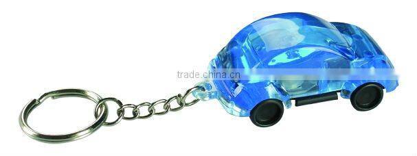 Plastic LED Car Keychain/Promotion LED Car Key Chain