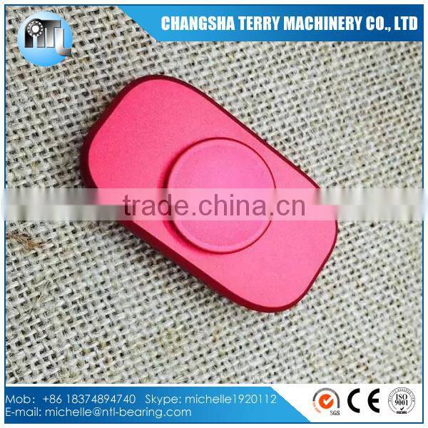 high quality alumiunm fidget spinner with R188 hybrid ceramic bearing