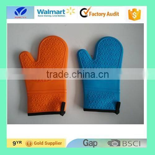 foreign heat oven mitts and silicone BBQ glove