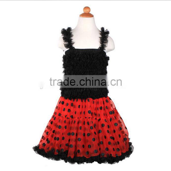 Best Selling High Qaulity Wholesale Kids Girls Christmas Pettiskirt Dress Long Sleeve Super Fluffy Birthday Dresses