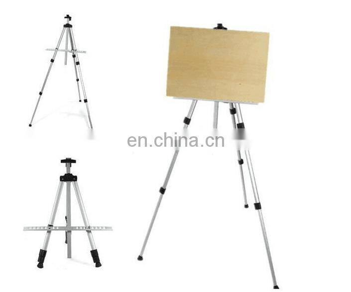 Silver or Black Aluminum alloy Finish Tripod Easel