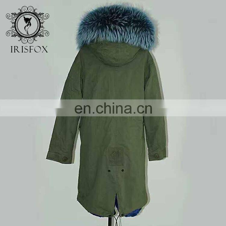 women jackets warm fox fur collar hooded long italian fox fur lined coats