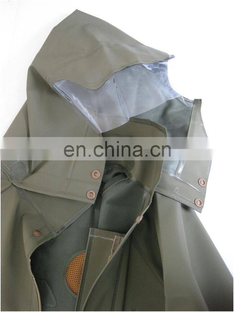 workwear acid alkali resistance thicken rubber rainsuit