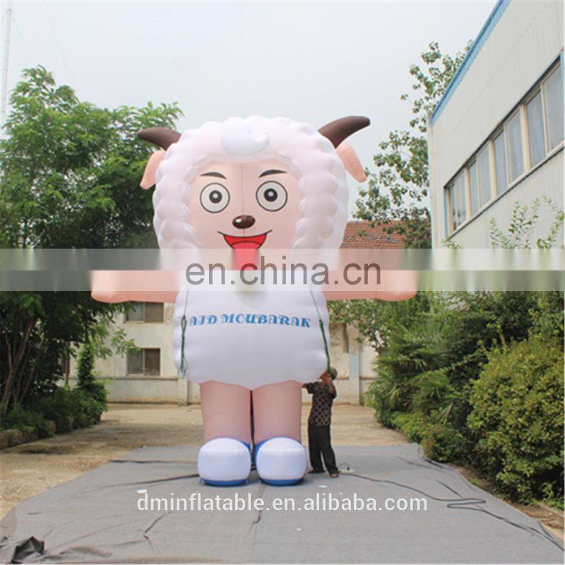 Large white inflatable sheep for park Decoration sam yu 9403