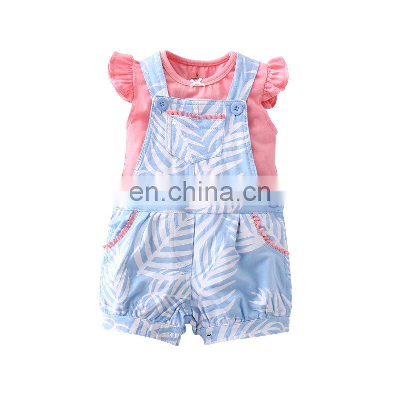 JQBD171 Wholesale Boutique Infant Outfits Clothing Sets Newborn Baby Knitted Cotton Clothes