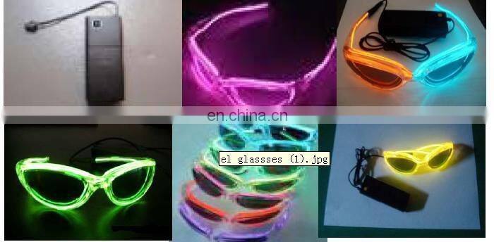 el wire strobe glasses