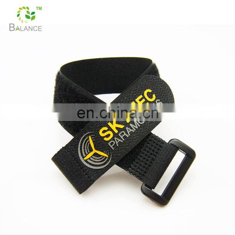 new product nylon straps with plastic buckle  hook and loop fastener strap tie 25mm customize size