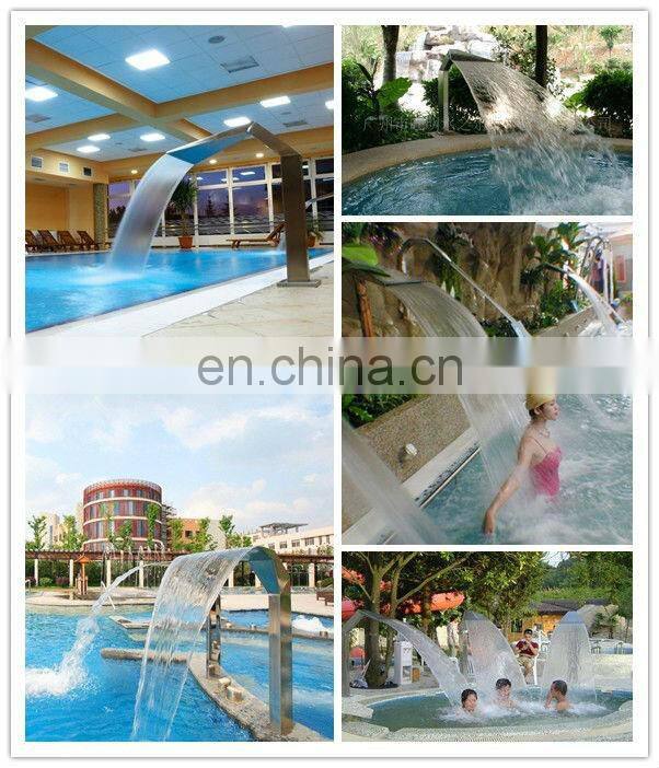 Digital water curtain,swimming pool waterfall in massage
