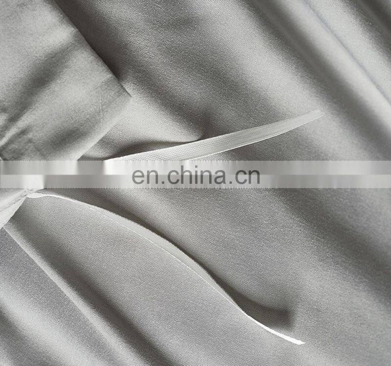 Super Soft Breathable Anti Wrinkle Brushed Microfiber Light Gray Bedding Collection Sets