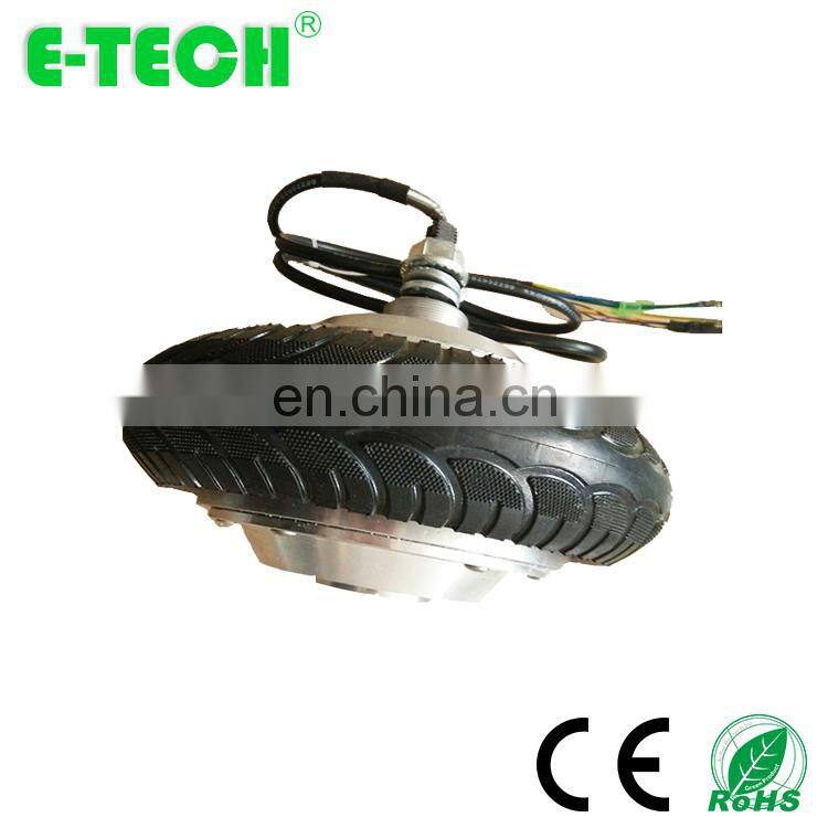 8 Inch bldc geared single shaft brushless dc hub motor with encoder robot motors