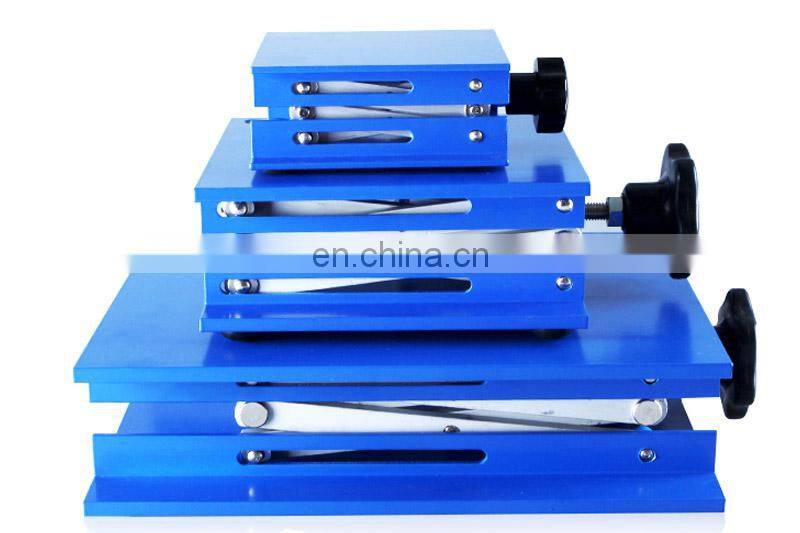 200*200mm Electroplated Aluminum Lab Lifting Jack Platform Stand Rack Scissor Lifter