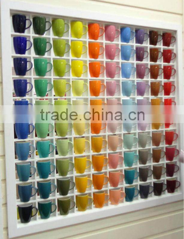 Stackable Coffee Mug With Flower Design