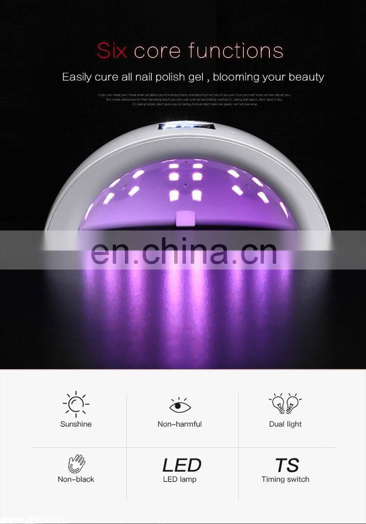 Hot selling new powerful sunshine light 36w dual wave LED nail uv lamp