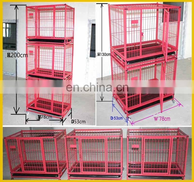 3 layer welded metal rabbit breeding cages for industrial and farming